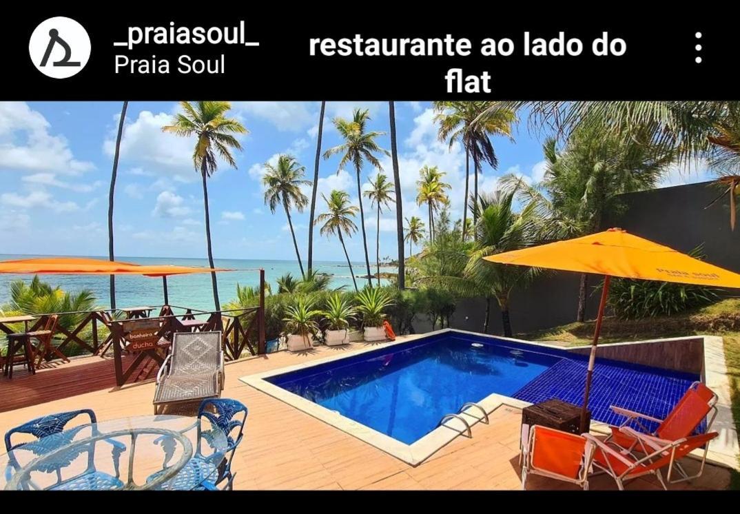 Flat Tabatinga Nord, Vista Para O Mar Conde (Paraiba) Exterior foto